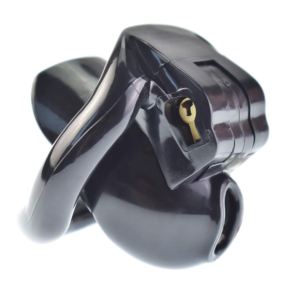 Adjustable Chastity Cage for Men - Comfortable 4 Ring Sizes Sex Toy for Couples Play, BDSM, and Role Play Scenes
