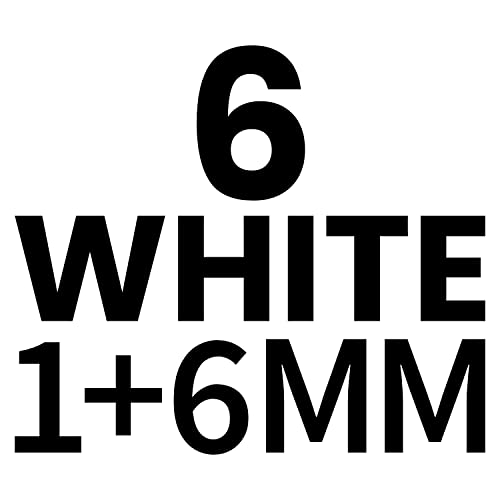 6 White 1mm+6mm