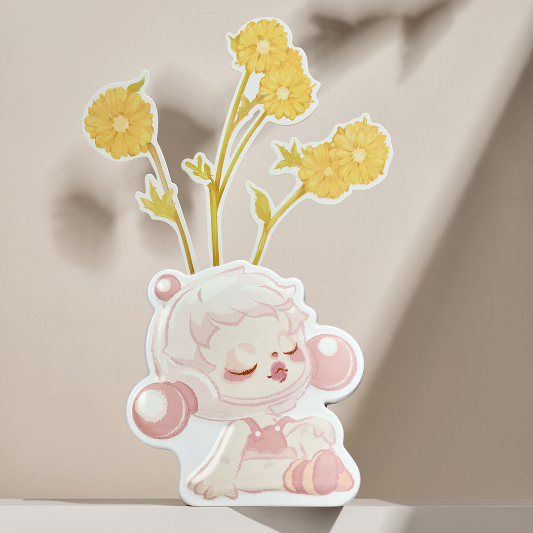 POP MART SKULLPANDA The Warmth Series Emotional Vase - Cute Home Decor for Living Room, Bedroom & Office | Perfect Gift for Collectors & Anime Fans