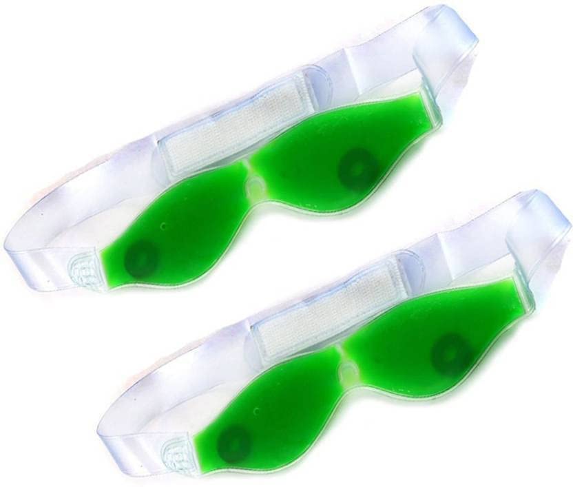 2PCS Aloe Vera Ice Cool Gel Eye Mask for Puffy Eyes & Dark Circles - Soothing & Refreshing Relief for Tired Eyes - Perfect for Spa, Travel & Relaxation at Home