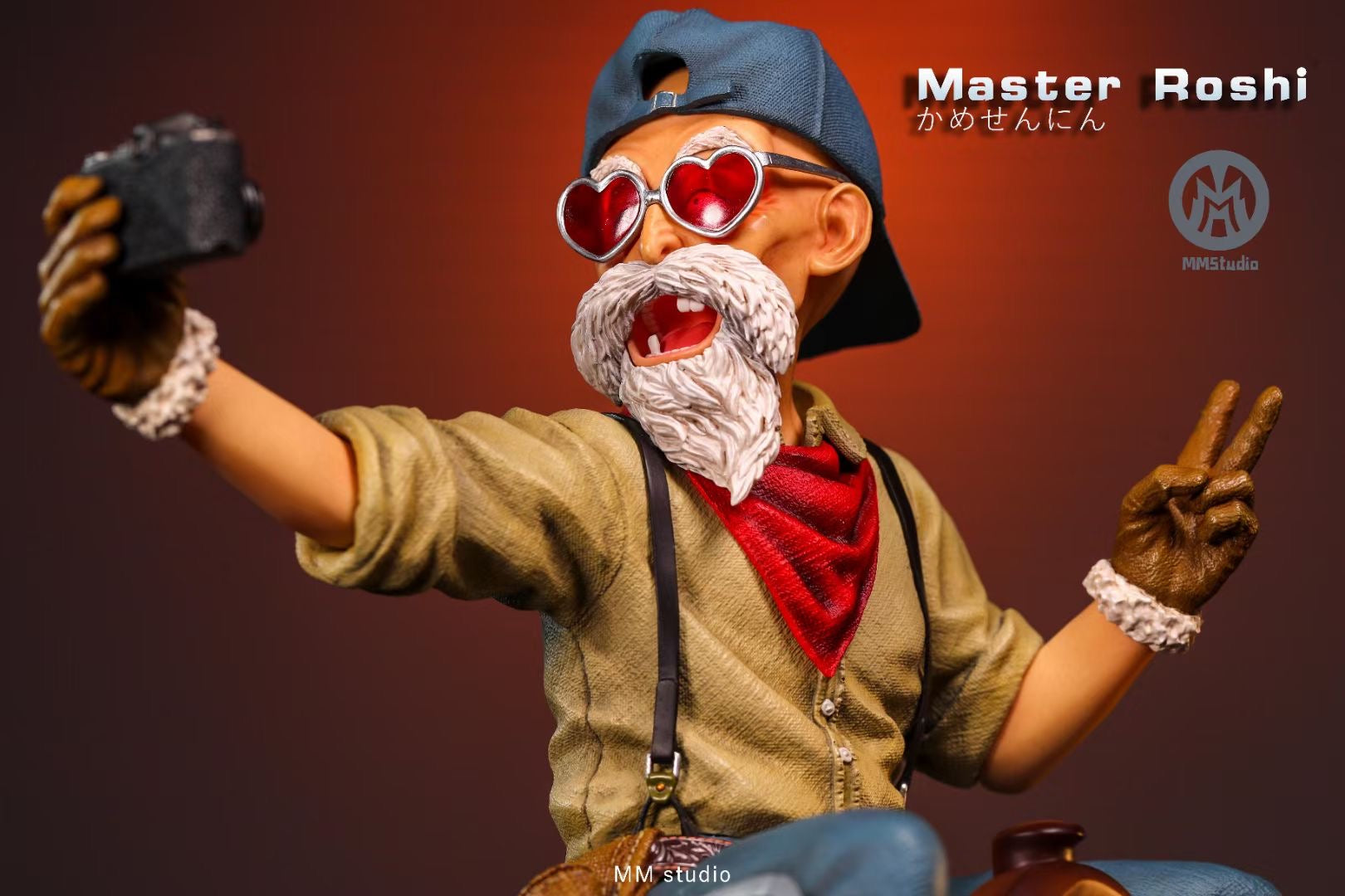 MM Studio Cowboy Master Roshi Dragon Ball Z Anime Figure - Collectible Action Figure for Fans, Home Decor, Office Display, and Gift for Anime Lovers
