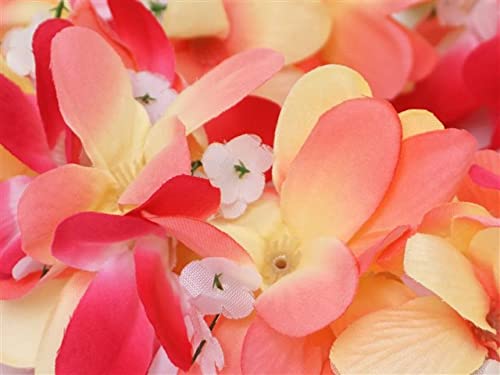 Plumeria Haku Lei Headband - Hawaiian Flower Crown for Women, Bridal, Luau & Hula Dances - Perfect for Weddings, Parties & Festivals