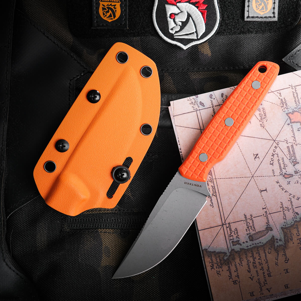 Premium Mink Fixed Blade Knife - 3.33