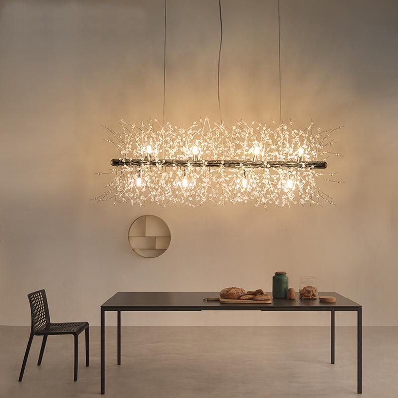 Dandelion Chandelier - Elegant Floral Ceiling Light Fixture for Living Room, Bedroom & Dining Room Decor | Perfect for Boho, Farmhouse & Modern Interior Design