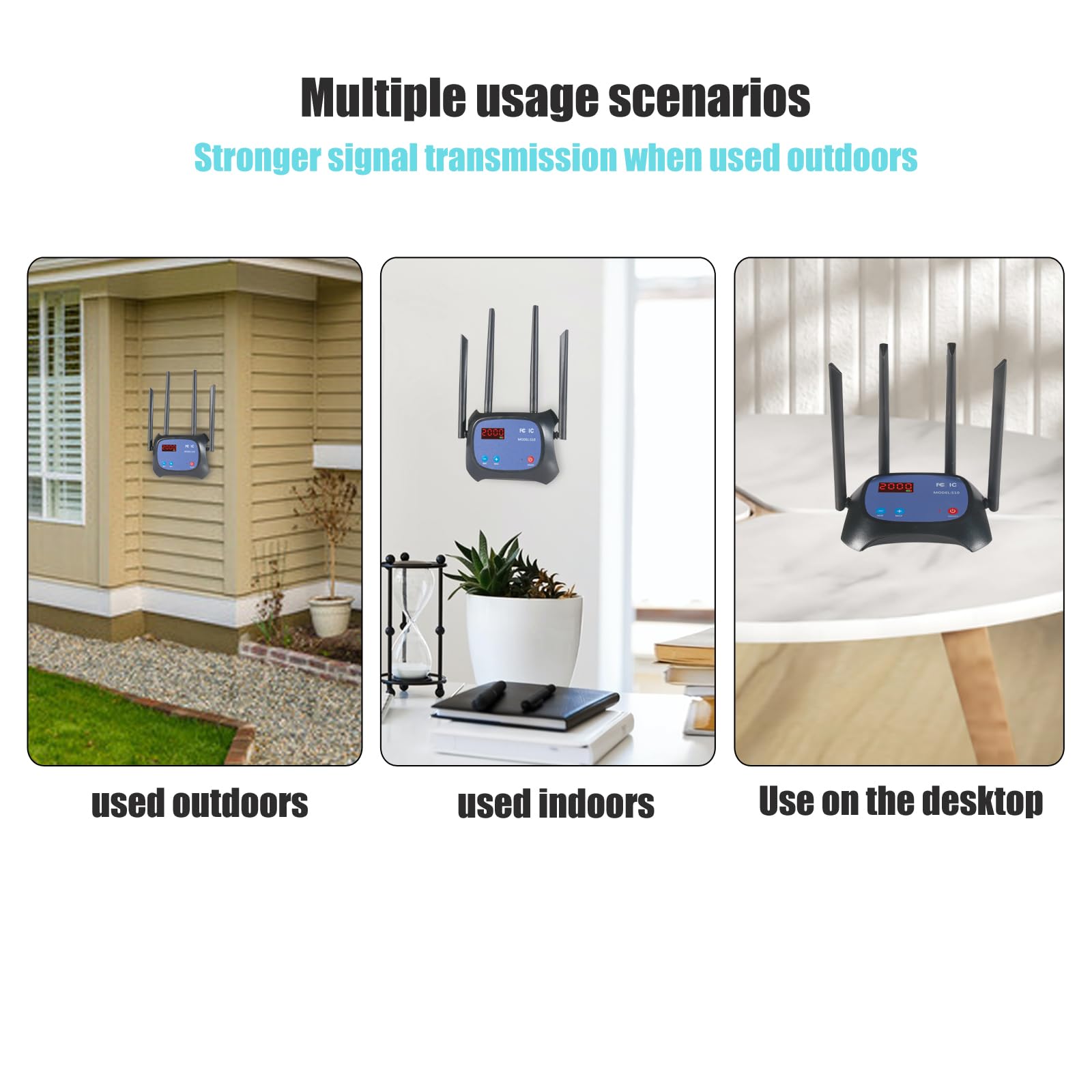 2025 Upgraded Wireless Dog Fence System - Adjustable Control Range, Safe & Harmless Electric Pet Boundary with Waterproof Rechargeable Collar Receiver for Small/Medium/Large Dogs - Perfect for Backyard, Garden & Outdoor Training