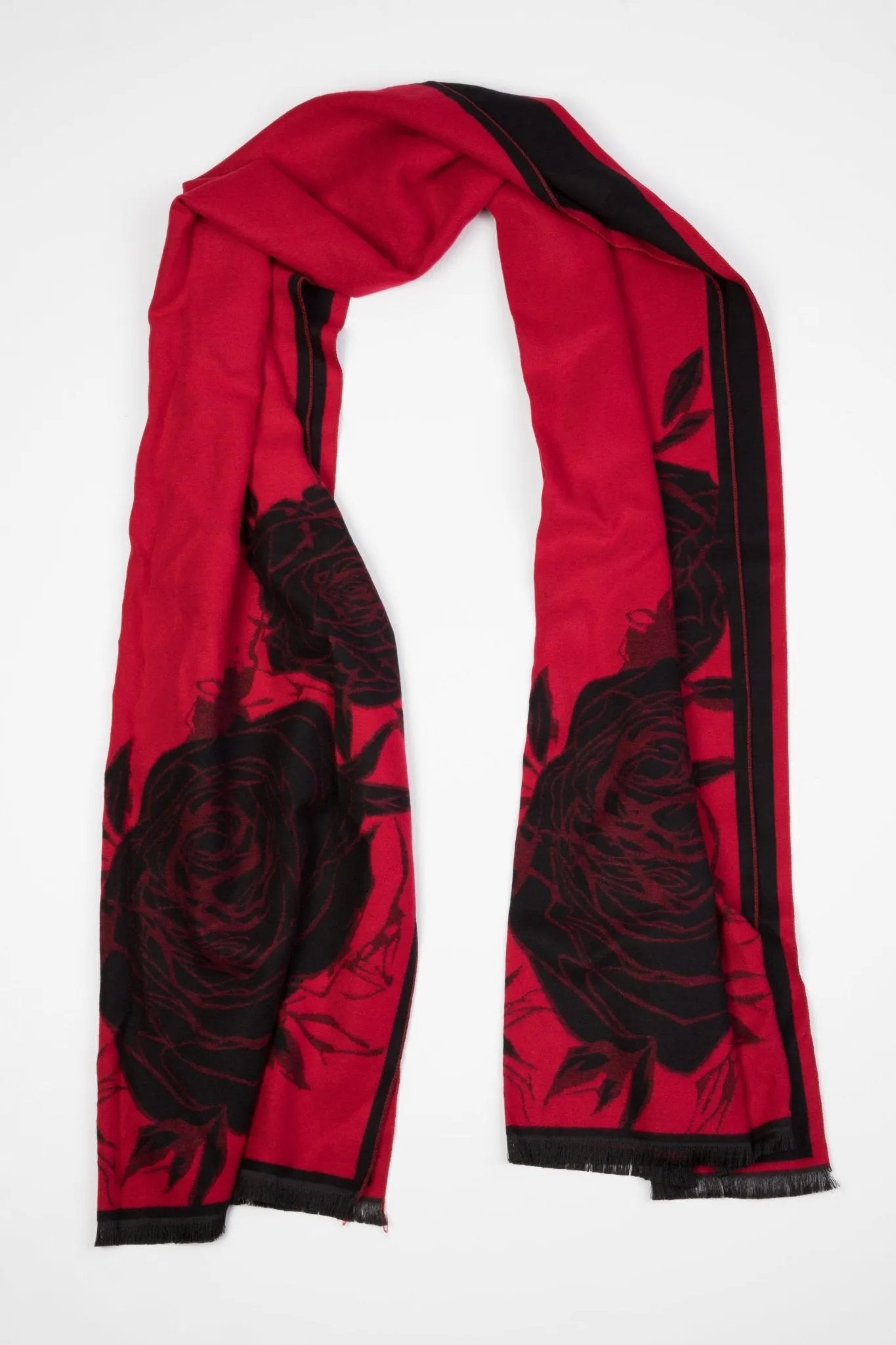 Stylish Bold Floral Reversible Scarf for Women - Lightweight Fashion Accessory for Spring, Fall & Winter - Perfect for Office, Travel & Special Occasions