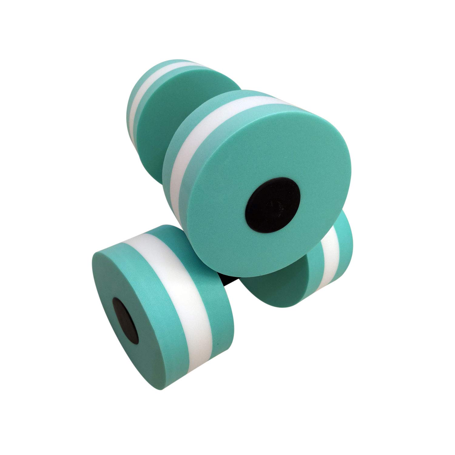 DavidAmy's Water Aerobic Dumbbells - 1 Pair Foam Pool Resistance Weights for Aqua Fitness, Swimming Exercise & Weight Loss | Perfect for Water Aerobics, Pool Workouts & Hydrotherapy