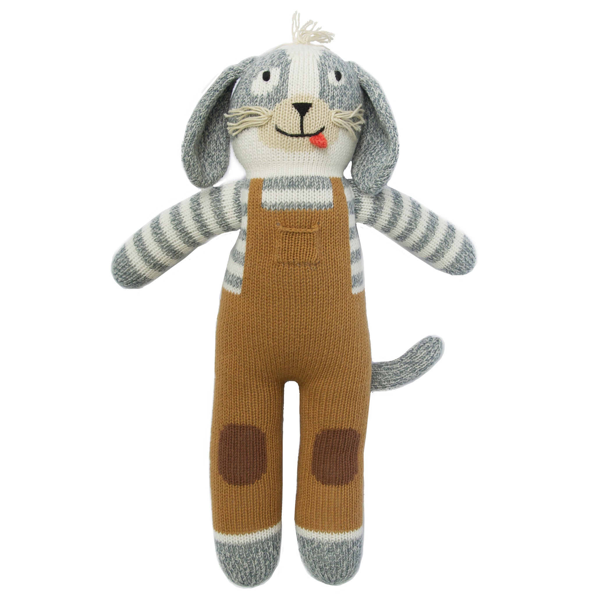 Blabla Kids Plush Toy - Adorable Handmade Organic Cotton Stuffed Animal Dog for Babies & Toddlers | Perfect for Cuddling, Nursery Decor, and Gift Giving