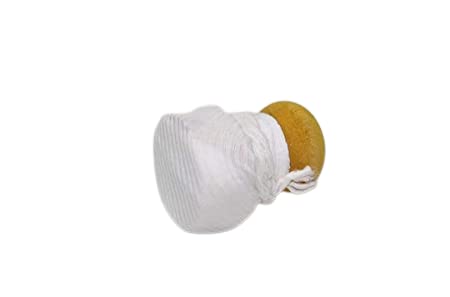 PGD Traditional Wooden Oil Spreader Brush for Dosa & Tawa Pans - Natural Wood with White Cloth - Pack of 4 - Perfect for Indian Cooking, Pancakes & Griddle Baking
