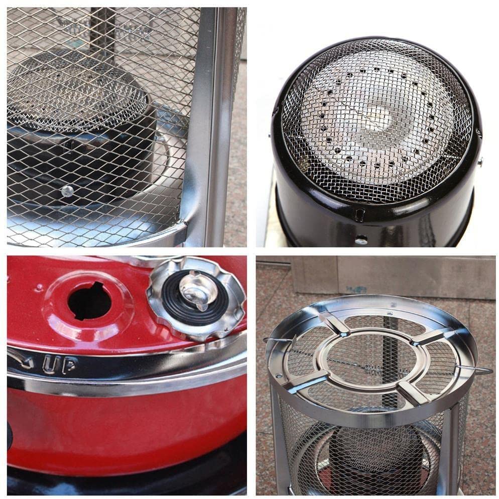 Portable Kerosene Heater 10,000 BTU - Indoor Outdoor Space Heater for Home, Garage, Camping & Patio - Compact Convection Heater with 6L Fuel Tank - Perfect for Emergency Heating, Winter Camping & Outdoor Activities