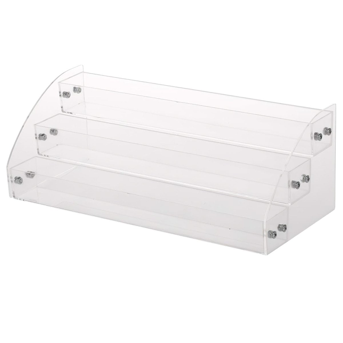 Acrylic Nail Polish Organizer - 24 Bottle Wall Mount Display Rack for Salon & Home Use | Perfect for Nail Artists & DIY Enthusiasts