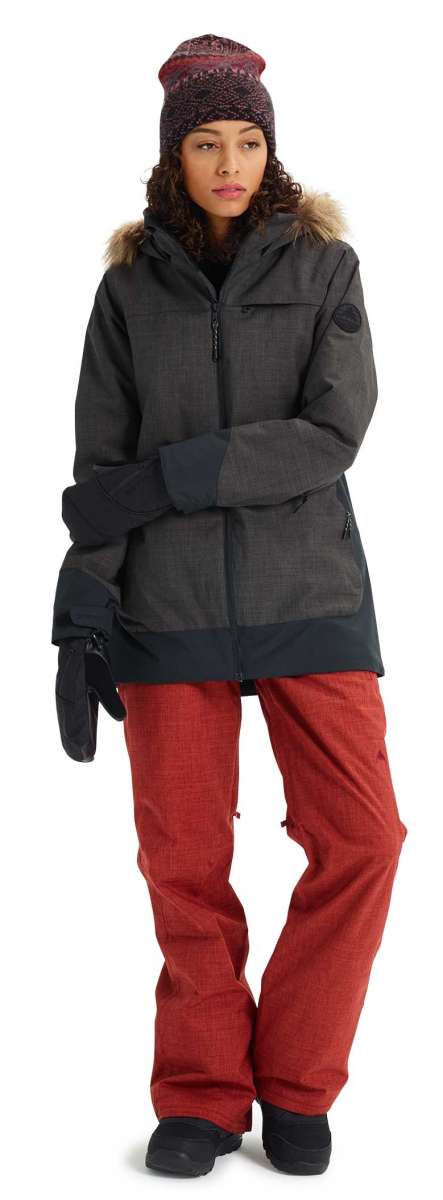 Burton Women's Lelah Insulated Winter Jacket 2020-2021 - Waterproof Snowboard Coat for Skiing & Outdoor Activities