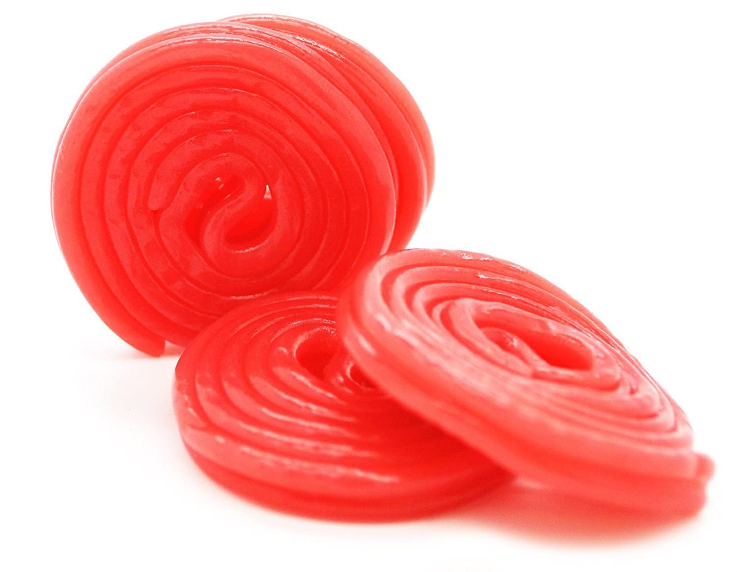 SweetGlob Licorice Wheels - Natural Strawberry Flavored Candy (1 Pound Bag) - Perfect for Movie Nights, Party Favors & Sweet Treats at Home