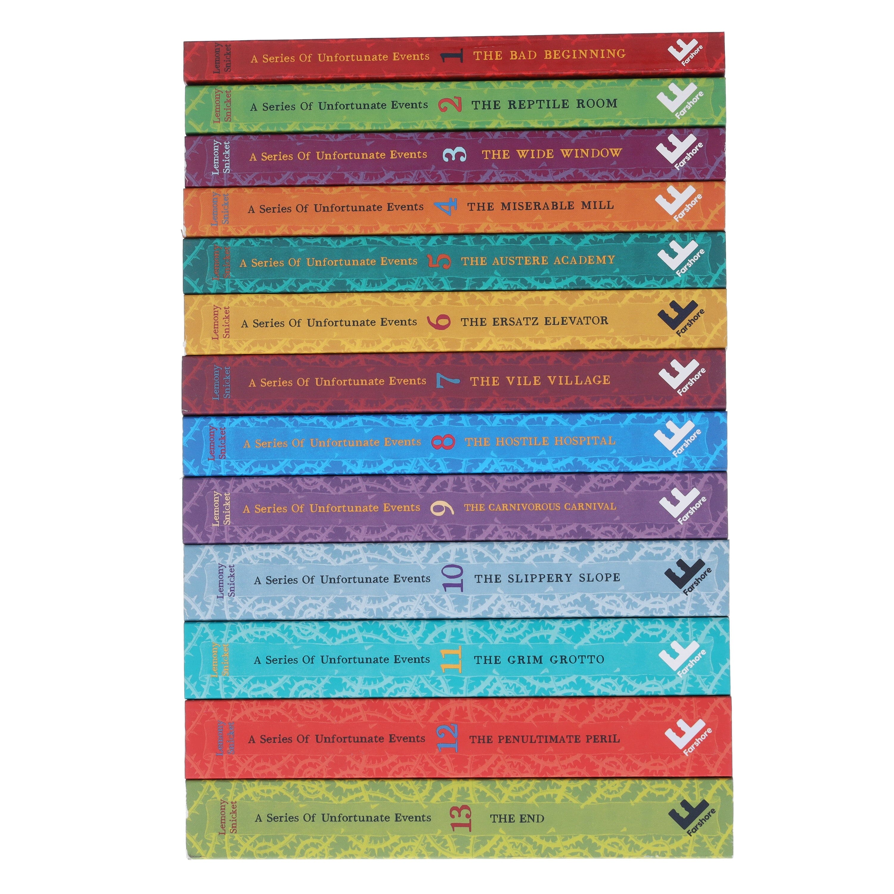 A Series of Unfortunate Events by Lemony Snicket - 13 Book Collection Set | Paperback for Kids Ages 9-14 | Perfect for Young Readers, Book Clubs & Gifts