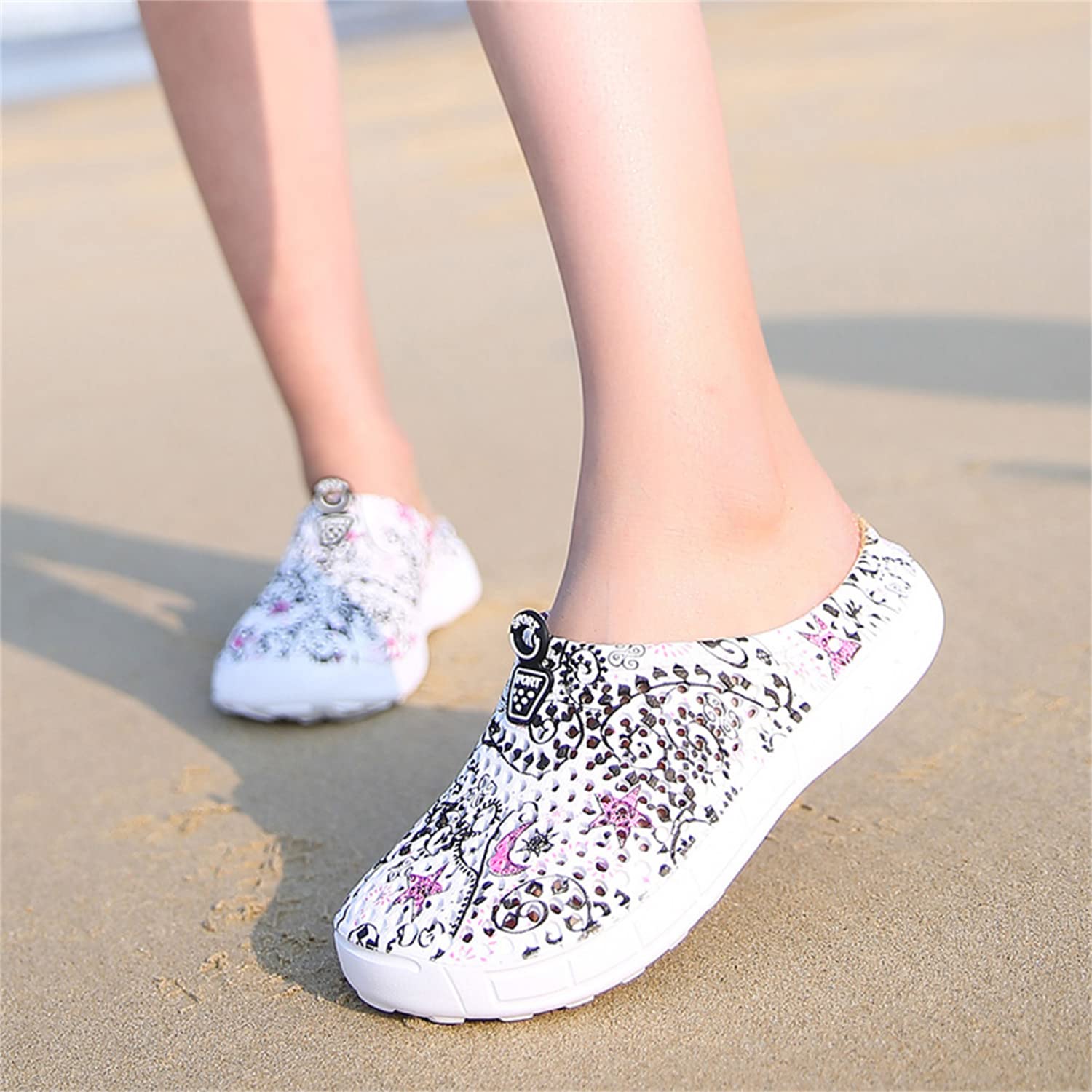 **Women's Garden Clogs - Breathable Water Shoes for Beach, Bathing, Walking & Travel - Comfortable Slip-On Footwear for Home, Pool & Outdoor Use**