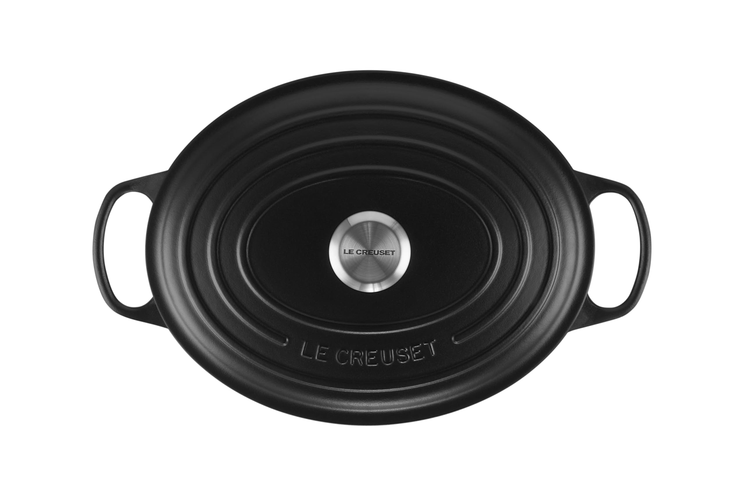 Le Creuset Signature Enameled Cast Iron Oval Dutch Oven 6.75 Quart - Licorice Black | Premium Cookware for Braising, Roasting & Baking | Perfect for Family Dinners & Entertaining