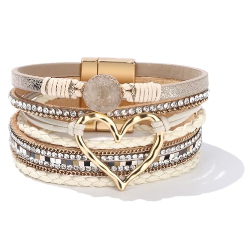 C1:Bracelets for Women Trendy(gold)