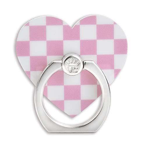 Pink Checkered Heart