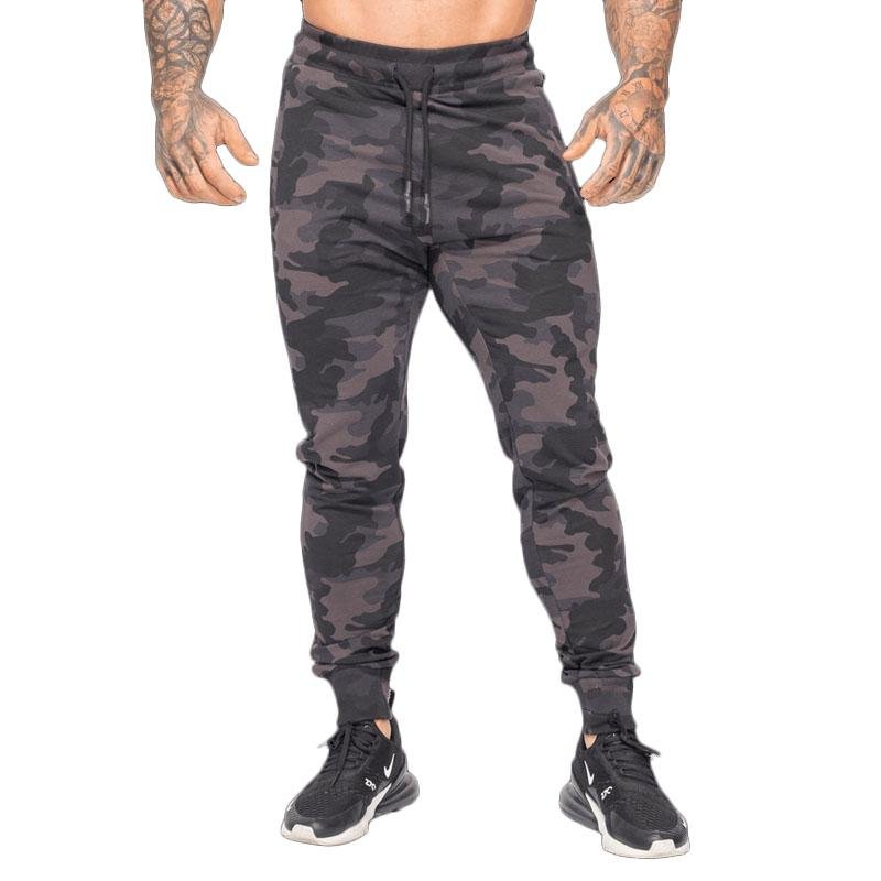 Better Bodies Tapered Joggers V2W - Dark Camo Workout Pants for Men & Women | Comfortable Athletic Running Pants for Gym, Yoga, and Casual Wear