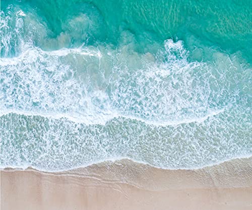 Beach with Blue Sea Waves