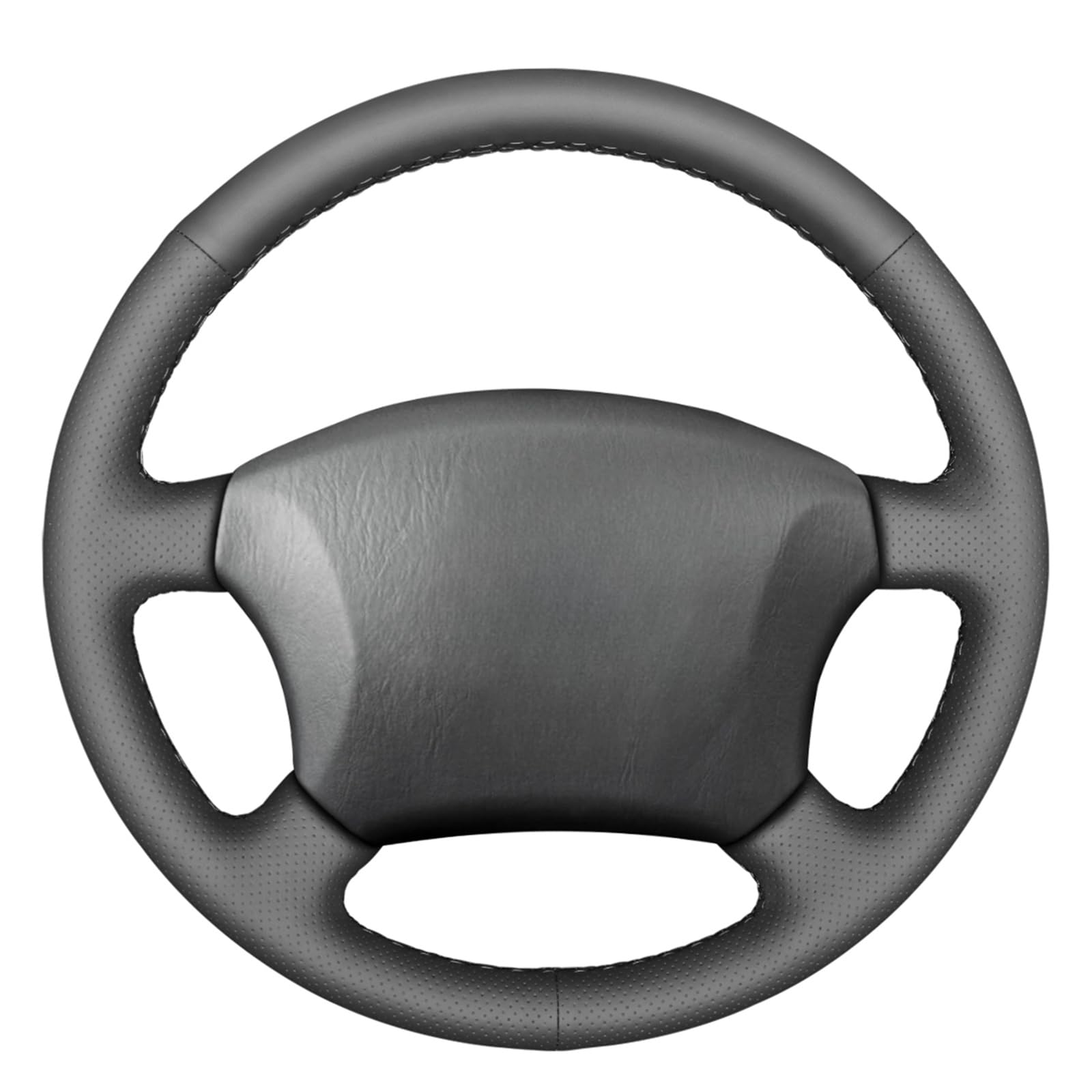 Premium MEWANT Microfiber Leather Steering Wheel Cover for Toyota Land Cruiser 1995-2002 - Non-Slip Grip, Easy Installation, Comfortable Driving Experience - Perfect for Off-Road Adventures & Daily Commutes