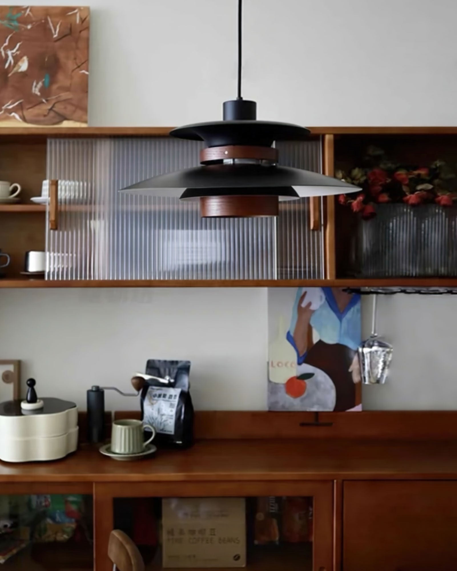 Modern Modular Layered Pendant Light Fixture - Adjustable Hanging Chandelier for Dining Room, Kitchen Island & Living Room Decor