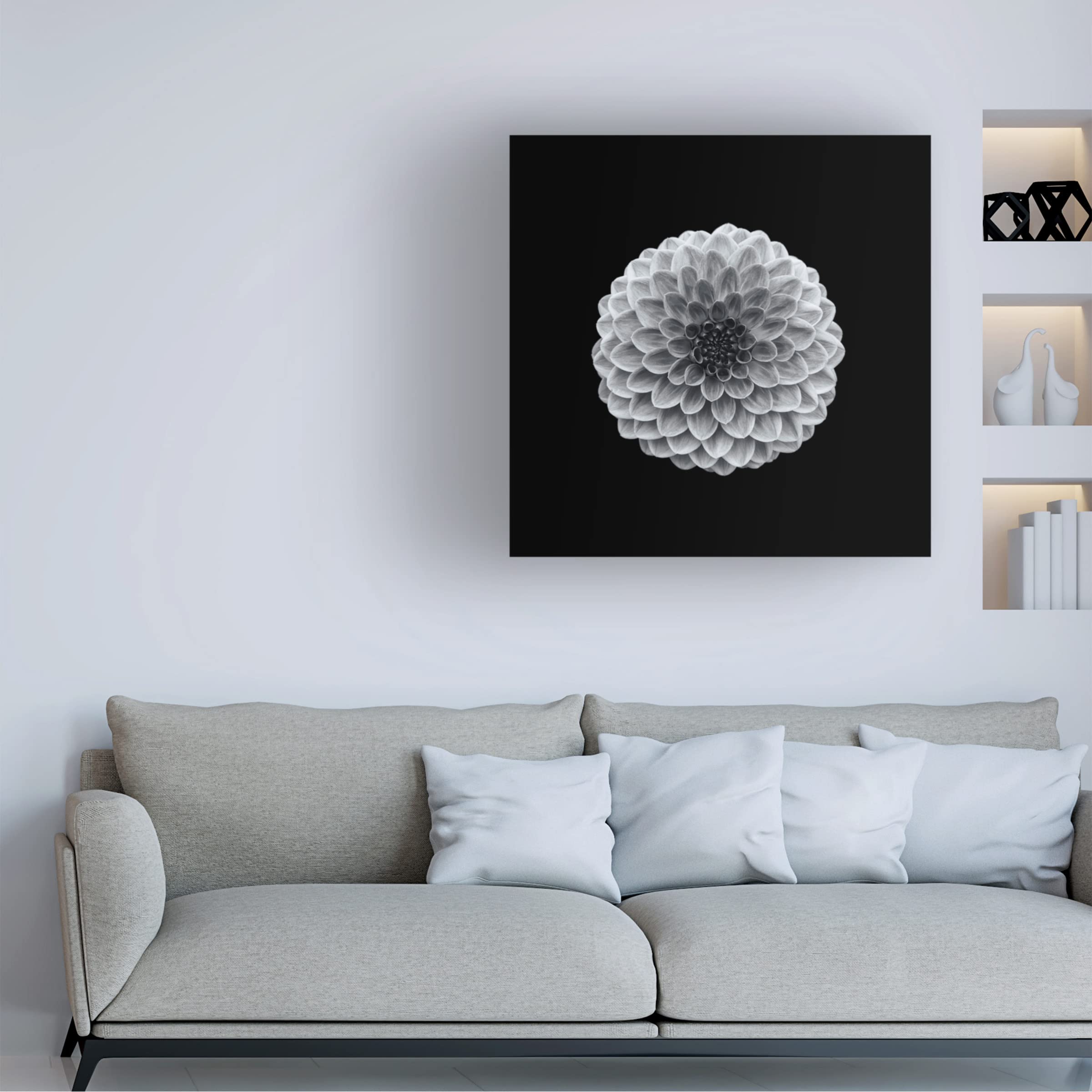 Trademark Fine Art 'Hillcrest Suffusion' Canvas Wall Art by Lotte Gronkjar - Modern Abstract Painting for Living Room, Bedroom & Office Decor