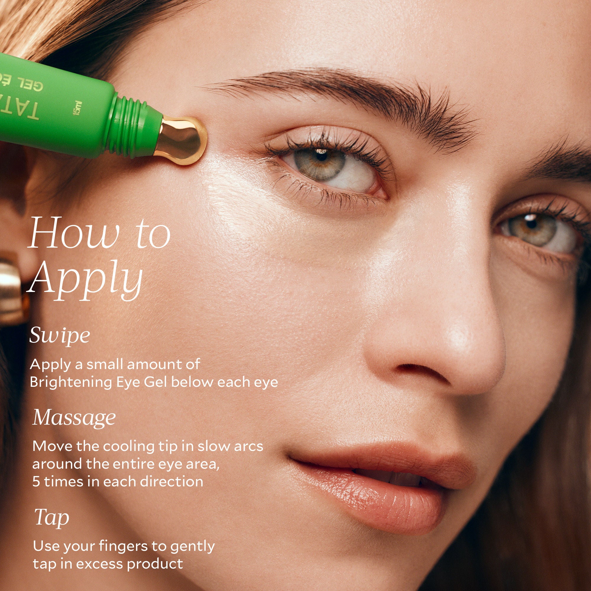 Brightening Eye Gel for Dark Circles & Puffiness - Under Eye Treatment for Wrinkles & Fine Lines - Hydrating & Anti-Aging Eye Care - Perfect for Morning & Night Skincare Routine
