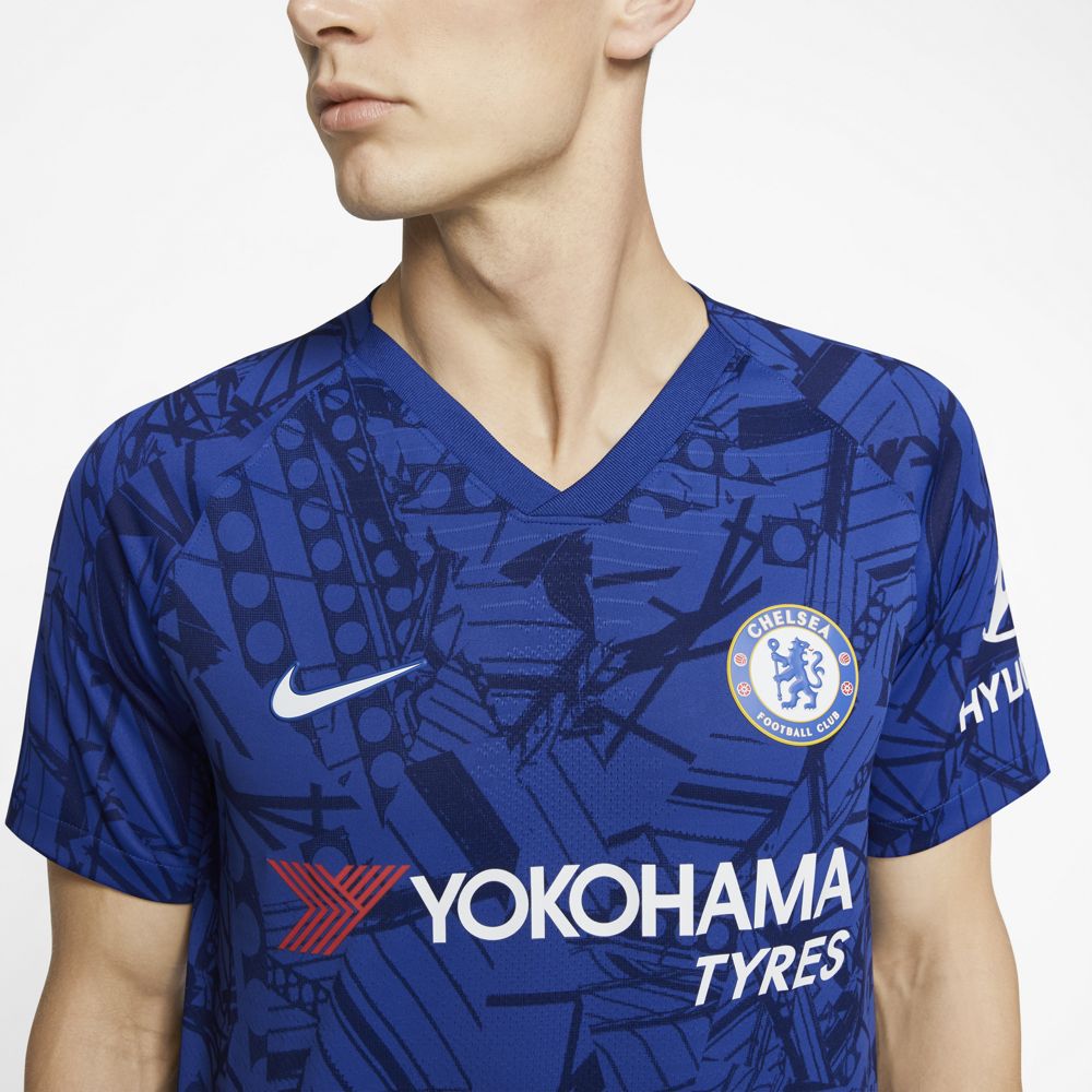 Nike Chelsea FC 2019/20 Stadium Home Soccer Jersey - Authentic Football Shirt for Men - Perfect for Matchdays, Training & Fan Support