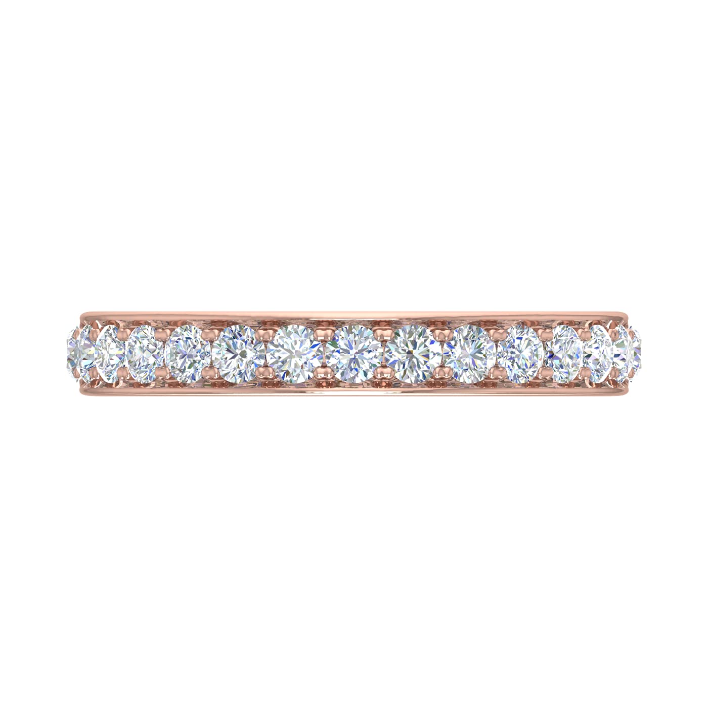 1/4 Carat Diamond Wedding Band Ring - 10K Gold Engagement Ring for Women - Perfect for Bridal, Anniversary & Special Occasions