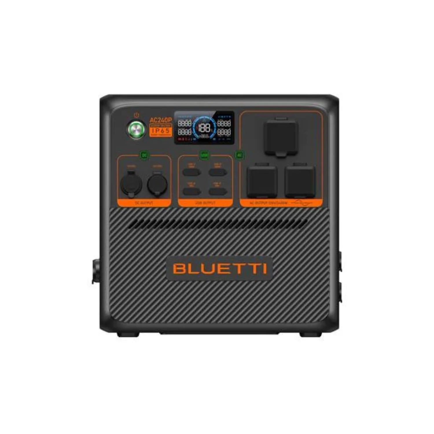 BLUETTI AC240P 2400W Portable Power Station with 1536Wh Capacity | Solar Generator for Camping, RV, Emergencies & Off-Grid Living