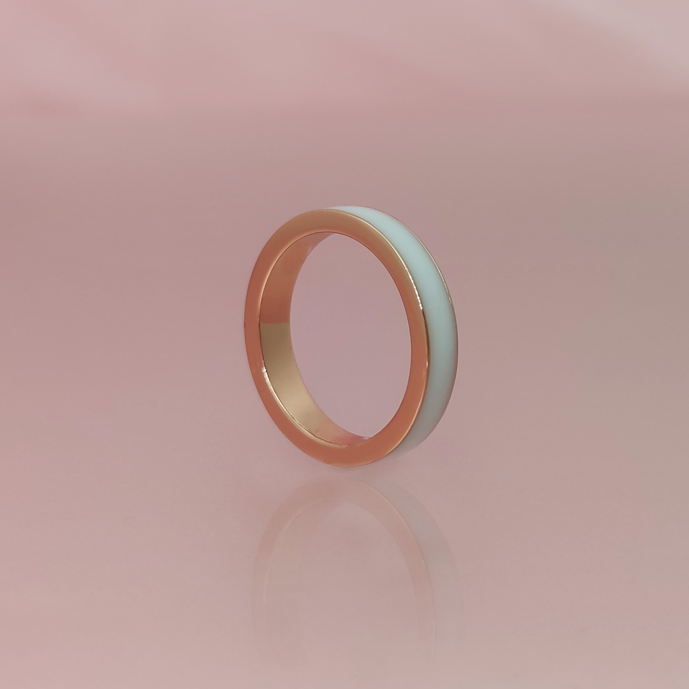 Eternal Bond Solid Gold Men's Ring - 4mm Width Channel Breastmilk Design - Perfect for Anniversaries, Weddings & Romantic Gifts