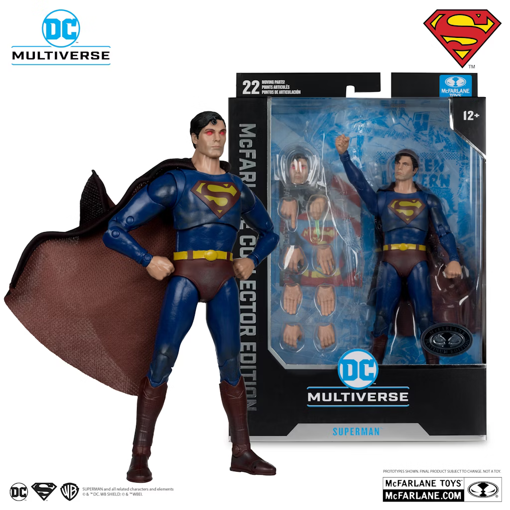 Superman Action Figure - DC Multiverse Collector's Edition (Platinum) | Movie-Inspired Collectible Toy for Display & Play | Perfect for DC Fans, Gift Giving & Home Decor