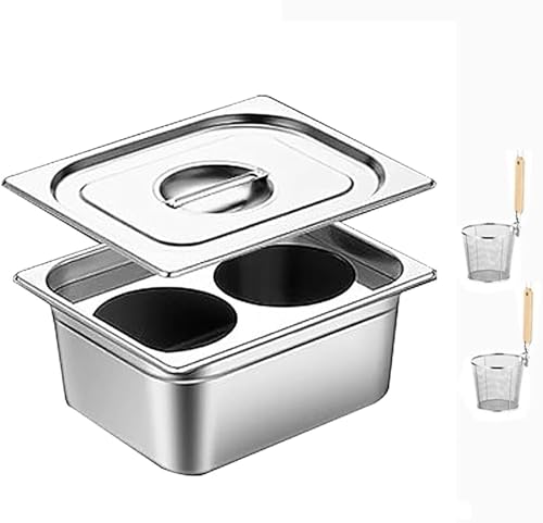 2 hole square pot