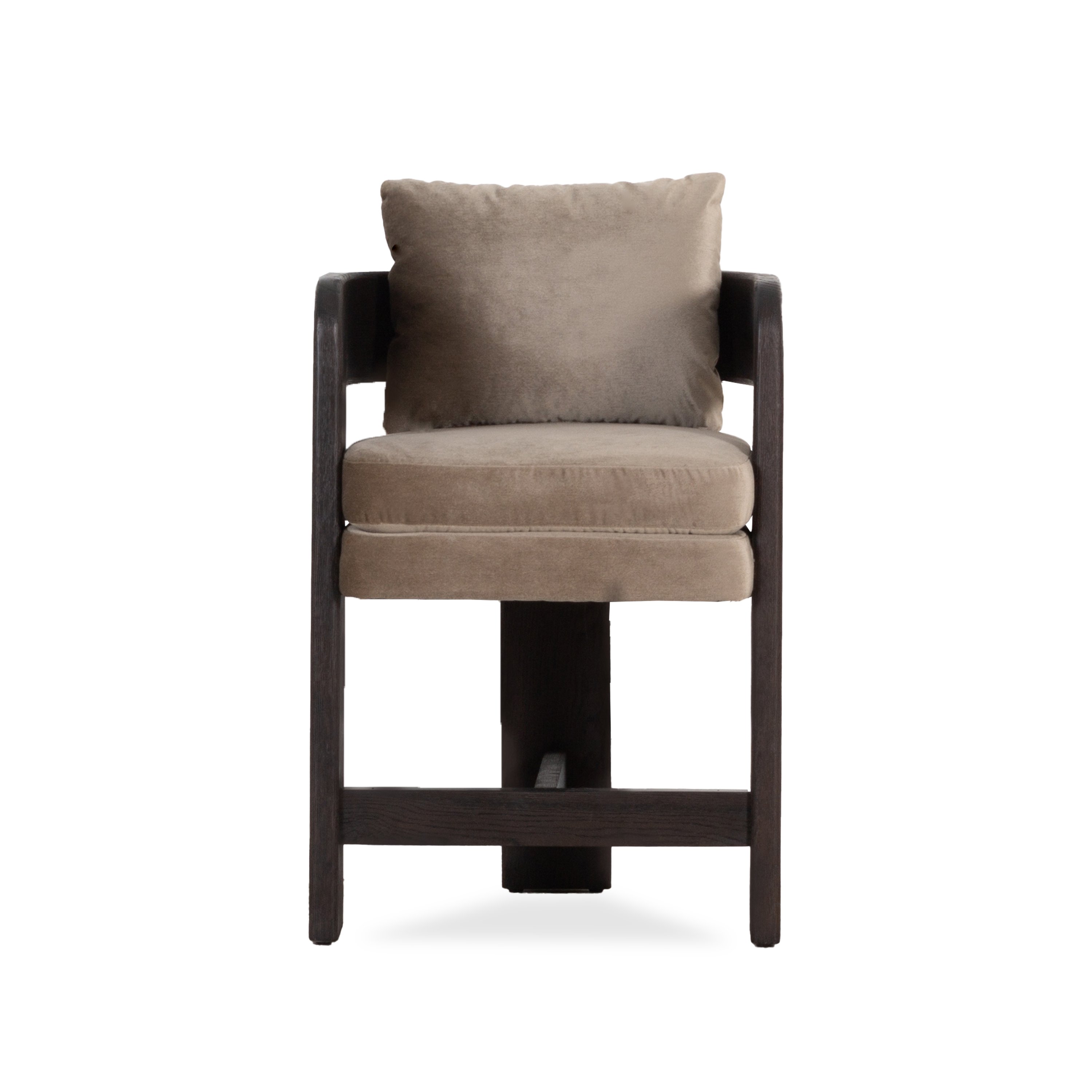 Baril Counter Stool - Modern Adjustable Bar Stool with Backrest, 24