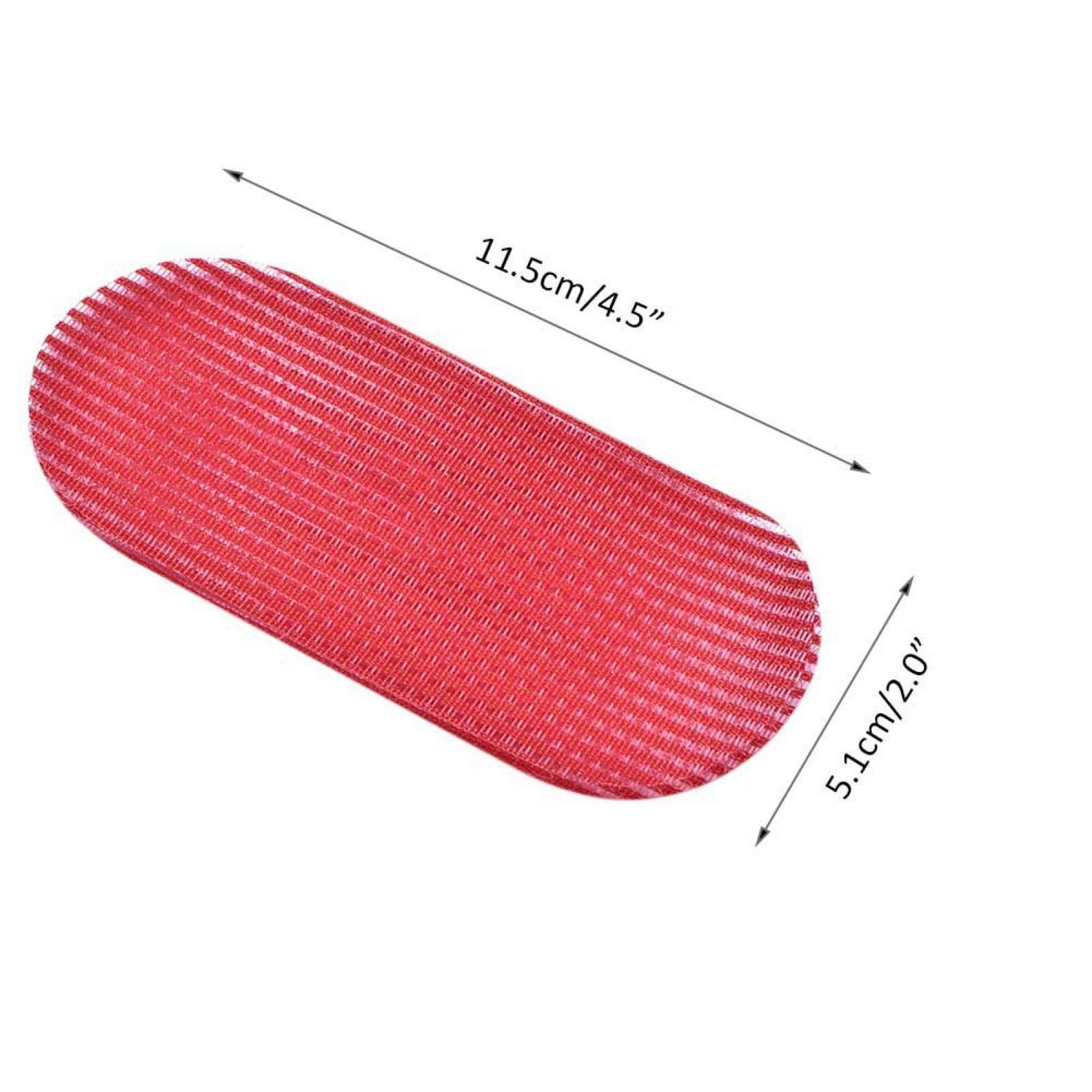 Non-Slip Hair Grippers & Fringe Holders - Red Hair Stickers for Men & Women - Secure Hair Pads for Home, Gym, and Outdoor Activities