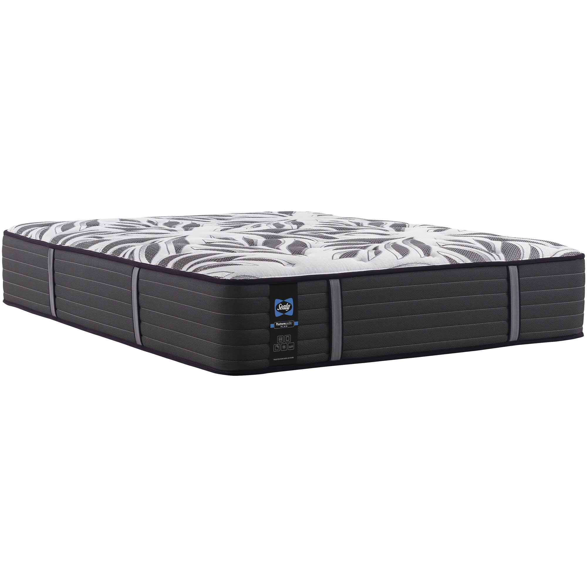 Sealy Posturepedic Plus Exuberant II Firm Mattress - Queen Size, Orthopedic Support for Back Pain Relief | Perfect for Master Bedroom & Guest Room