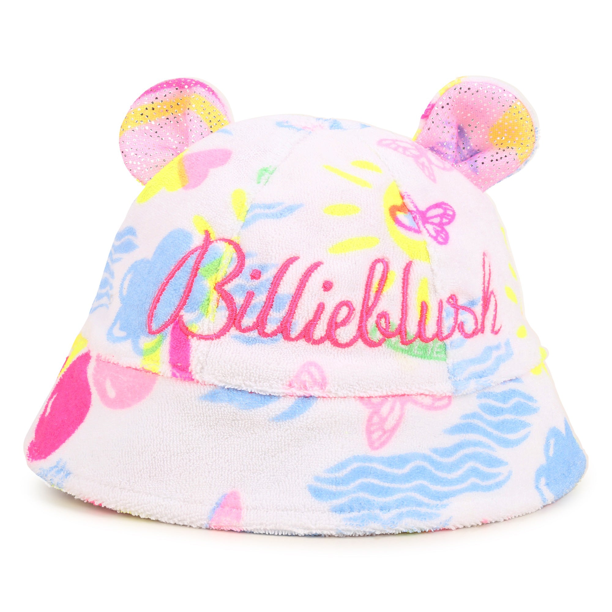 Billieblush White Hat for Women - Stylish Sun Hat with Wide Brim for Beach, Outdoor & Summer Fashion