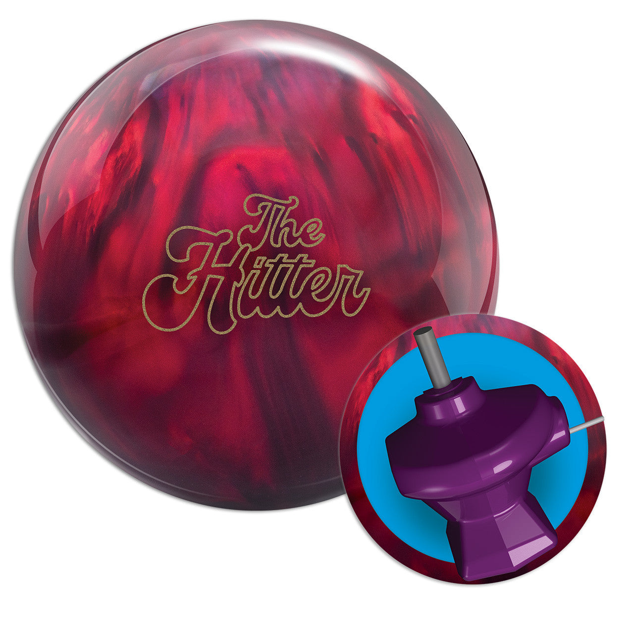 Radical The Hitter Pearl Bowling Ball - High Performance Reactive Bowling Ball for Strikes & Spares | Perfect for League Play & Tournament Competition