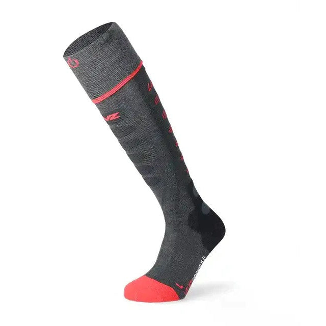 Lenz Heat Sock 5.1 - Unisex Thermal Merino Wool & Silk Blend Toe Cap Socks for Winter Hiking, Skiing & Cold Weather Outdoor Activities