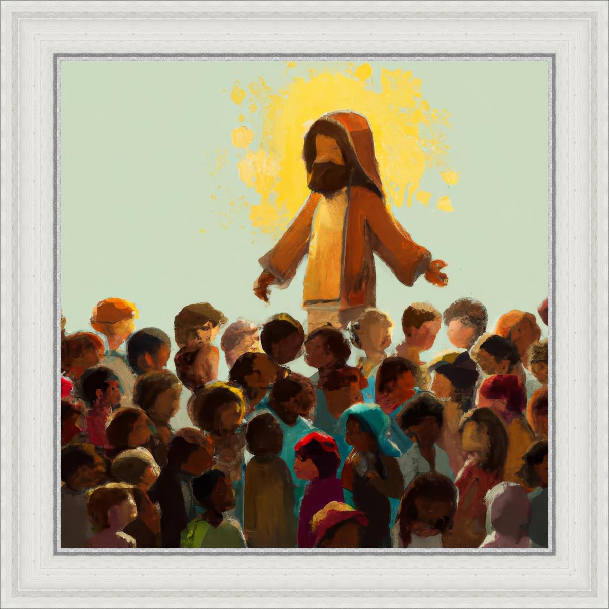 Blessed Are The Children - Inspirational Christian Wall Art for Kids' Room Decor & Nursery - Perfect for Sunday School, Baptism Gifts & Faith-Based Home Decor
