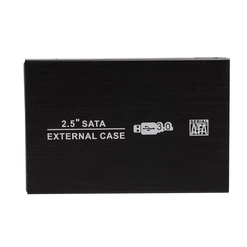Wosume USB 3.0 External Hard Drive Enclosure - Aluminum Alloy Hot Swappable HDD Case for 2.5/3.5 Inch SATA SSD HDD - Perfect for Computer, Office & Desktop Data Storage & Backup
