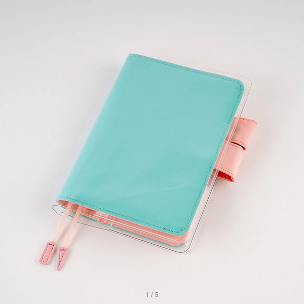 Hobonichi A6 Cover on Cover - Clear Protective Sleeve for Hobonichi Planner & Notebook Accessories - Perfect for Daily Planning, Journaling & Organization