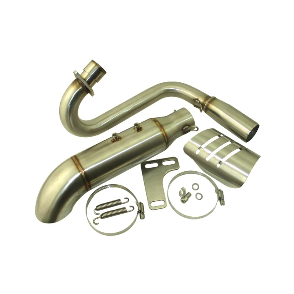 Stainless Steel Exhaust Muffler for Honda Z50 Monkey Bike Mini Trail - High Performance Motorcycle Parts for Off-Road Riding & Street Legal Customization