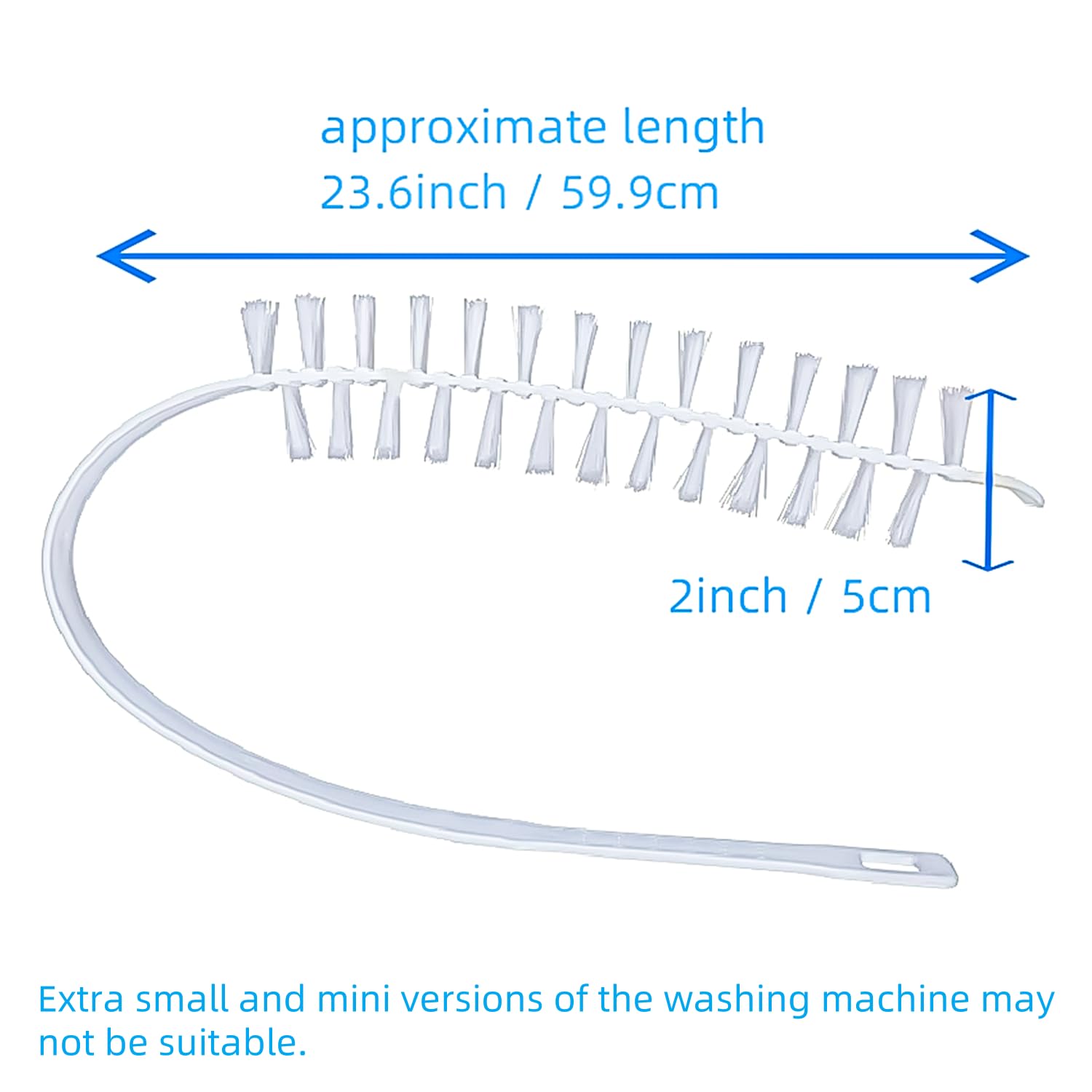 Washing Machine Cleaning Brush - Front Load Washer Cleaner Tool for Drum & Detergent Residue Removal (1pc) - Perfect for Deep Cleaning Top & Front Loading Washing Machines
