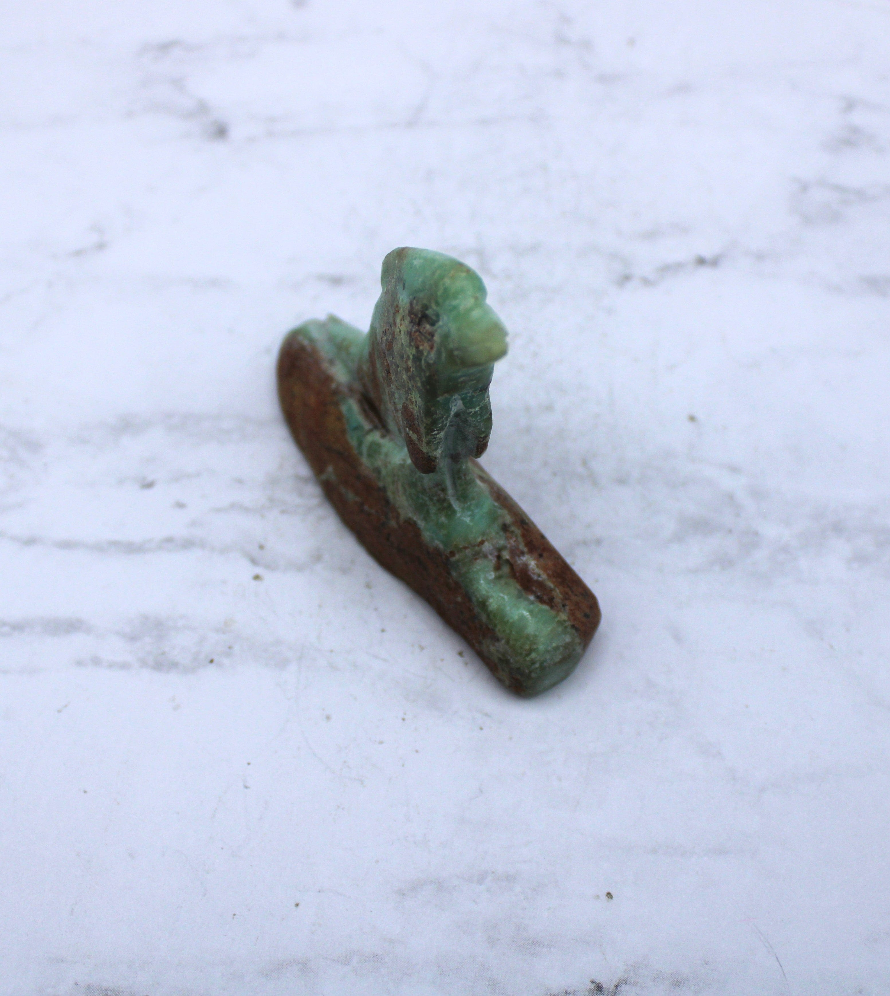 Natural Chrysoprase Dolphin Carving Handmade Gemstone Sculpture - Perfect for Home Decor, Meditation & Spiritual Gifts