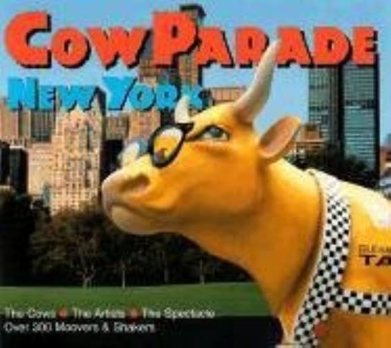 Cow Parade New York - Hand-Painted Collectible Cow Figurine for Home Decor, Gift & Office Display | Perfect for Animal Lovers & NYC Souvenirs