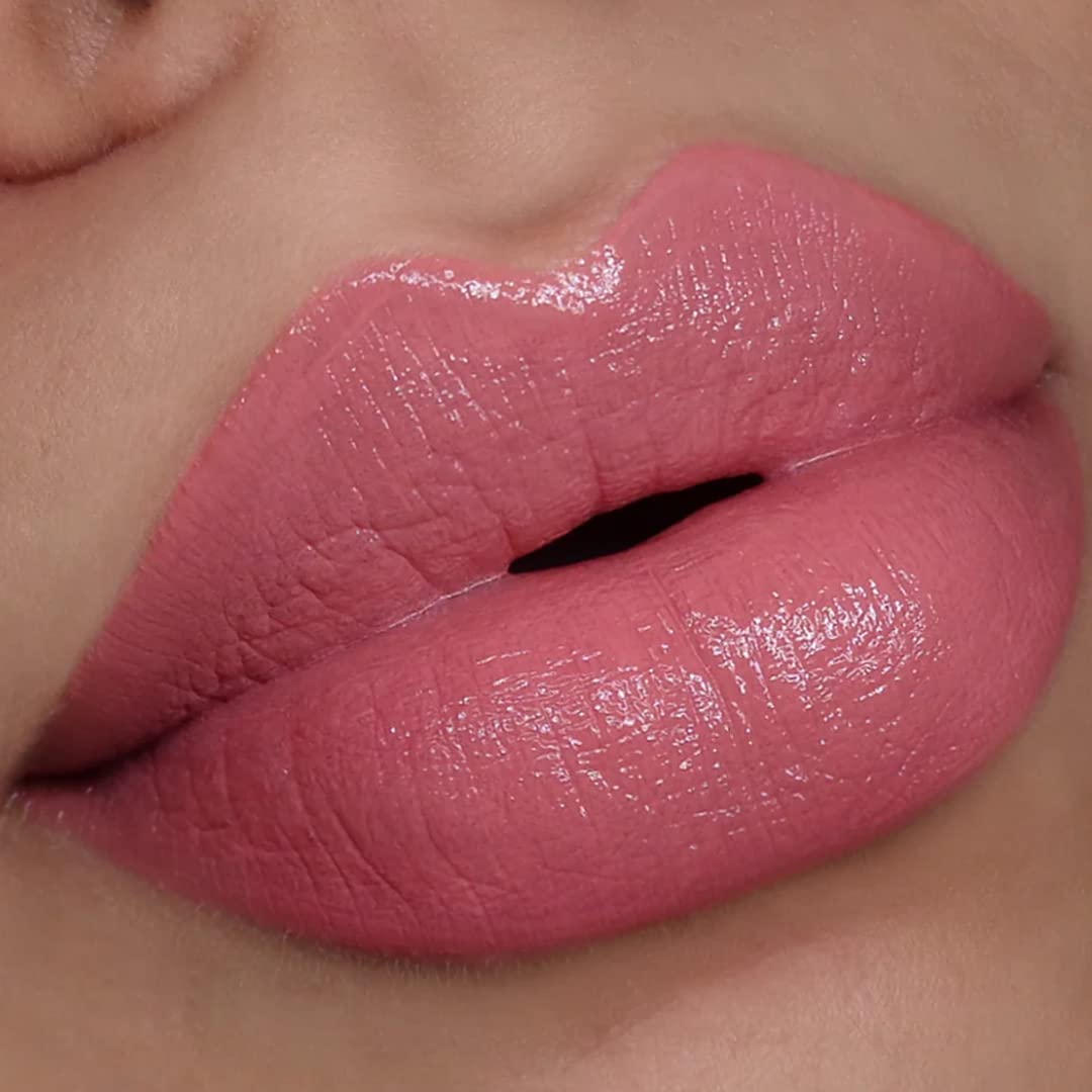 L.A. Girl Pretty & Plump Lipstick - 10 Creamy Lip Colors with Vitamin E & Shea Butter | Plumping, Moisturizing Lipstick with Minty Tingle | Instafamous Makeup for Full Lips | Perfect for Daily Wear, Parties & Photo Shoots (3.2g)