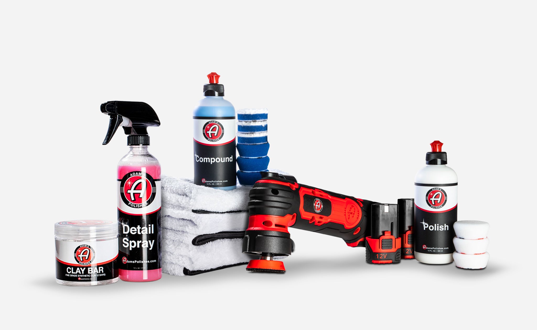Adam's SK Pro Micro Cordless Swirl Killer Polisher 2.0 Complete Kit - Professional Car Detailing Tool for Paint Correction & Scratch Removal - Perfect for Auto Enthusiasts & Detailers