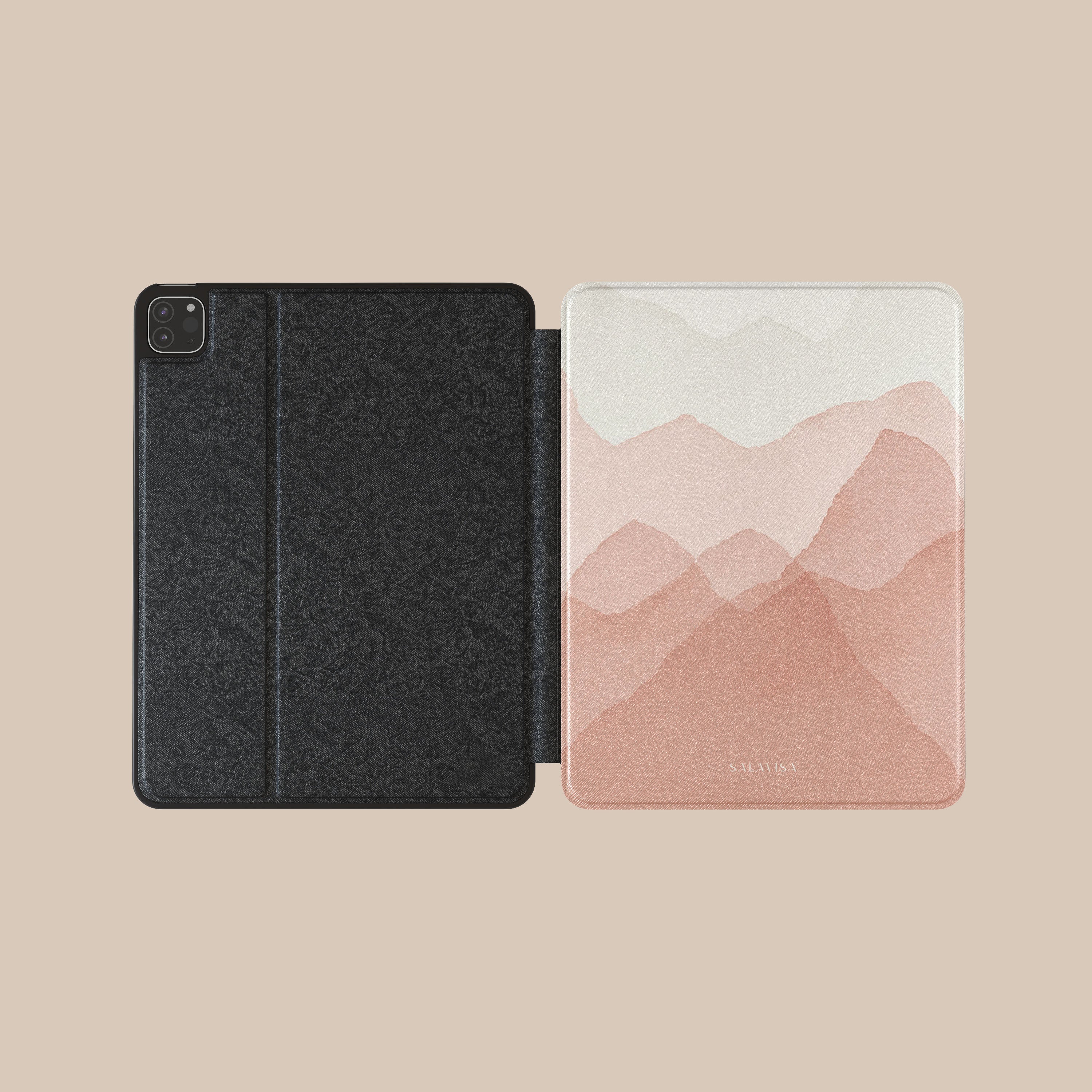 Pink Waves iPad Case - Slim Protective Cover for iPad 10.2/9.7 Inch - Perfect for Work, School & Travel | Shockproof & Lightweight Design